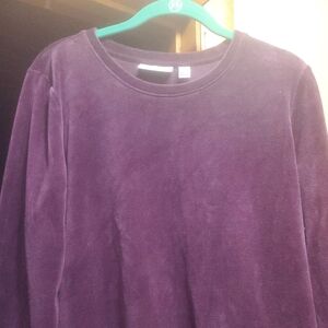 PurpleVelour Long Sleeve Top